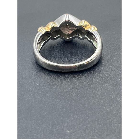 Ross Simons Vintage XO Diamond Accent 925 Sterling Silver Vermeil Ring Sz 8.25 - Picture 13 of 13